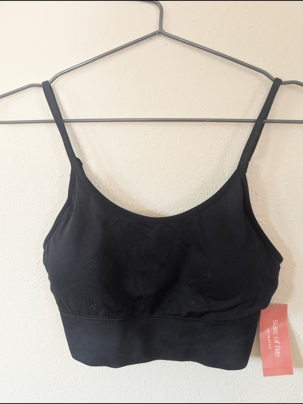 Everyday Black Seamless Bralette M